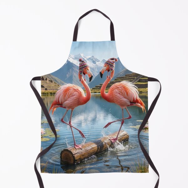 Item preview, Flamingos Compete in a Log Rolling Competition designed and sold by Tridentulus.