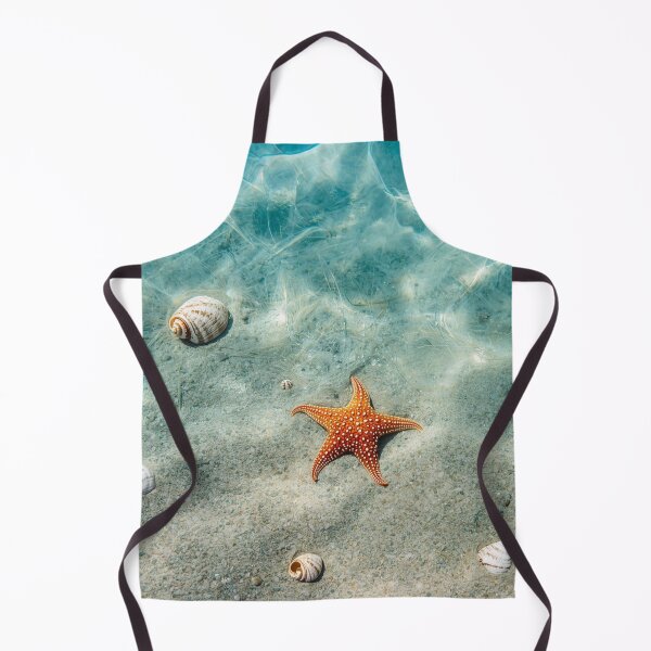 Item preview, Starfish Under the Shimmering Calm Ocean Water designed and sold by AlinaSCorner.