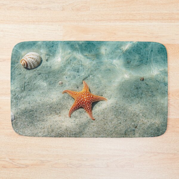 Item preview, Starfish Under the Shimmering Calm Ocean Water designed and sold by AlinaSCorner.