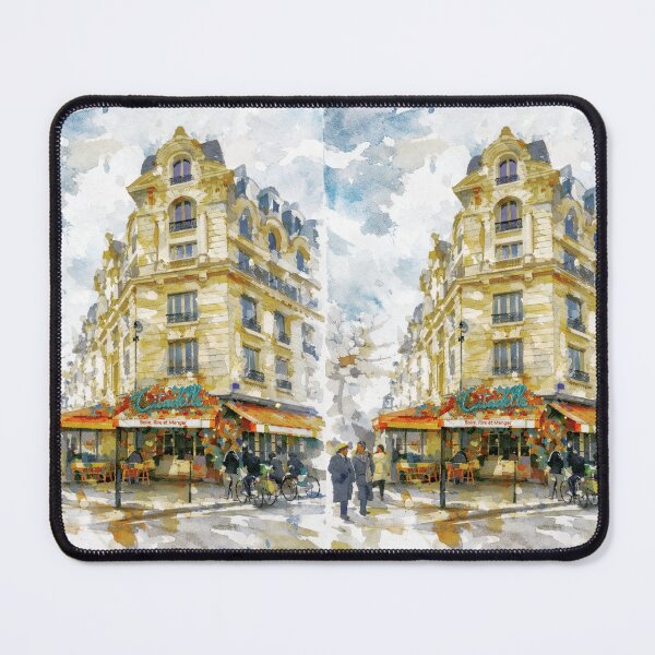 Item preview, Paris Café Watercolor designed and sold by caracatita75.