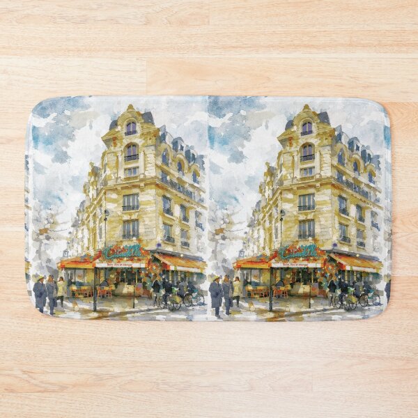 Item preview, Paris Café Watercolor designed and sold by caracatita75.