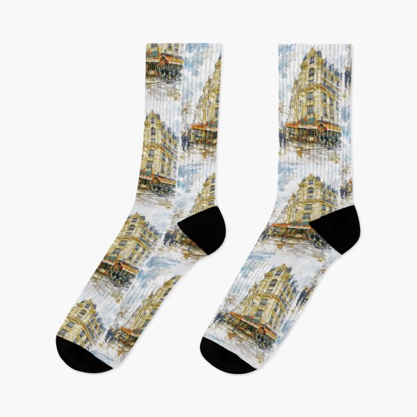 Item preview, Paris Café Watercolor designed and sold by caracatita75.