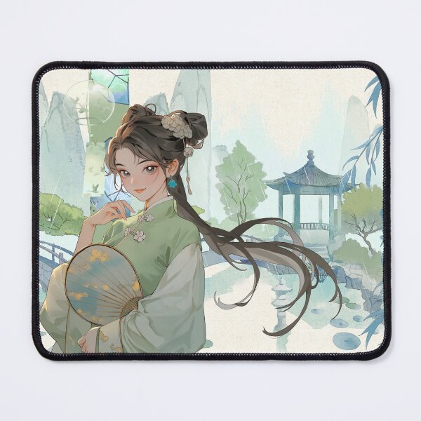 Item preview, Summer Breeze: Girl in the Jade Garden designed and sold by Kanniax.