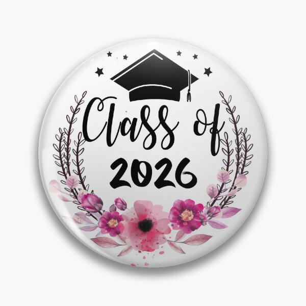 Item preview, Class of 2026 Graduation Pink Flowers designed and sold by Verycutethings.