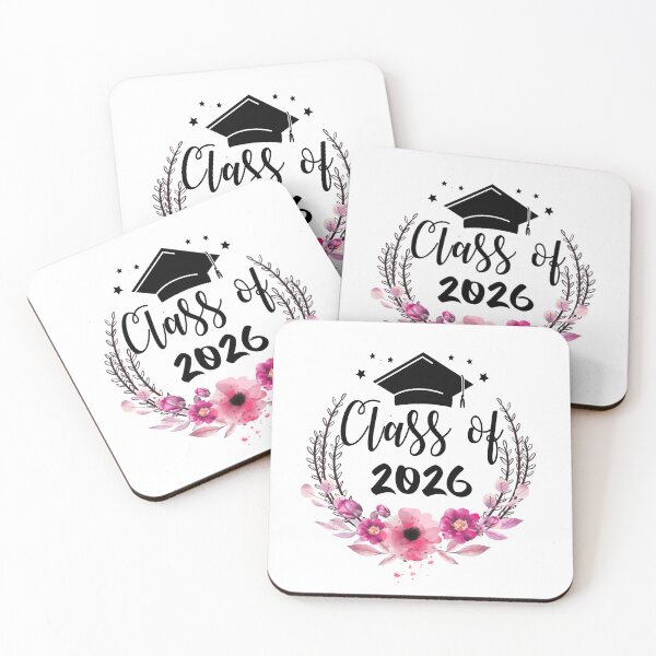Item preview, Class of 2026 Graduation Pink Flowers designed and sold by Verycutethings.