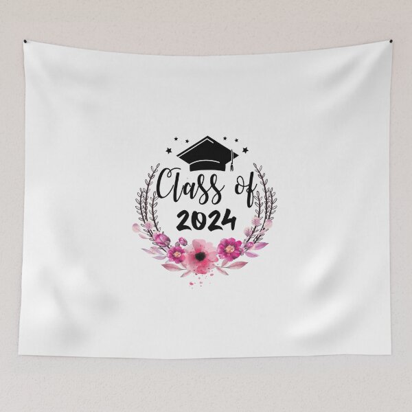 Item preview, Class of 2026 Graduation Pink Flowers designed and sold by Verycutethings.