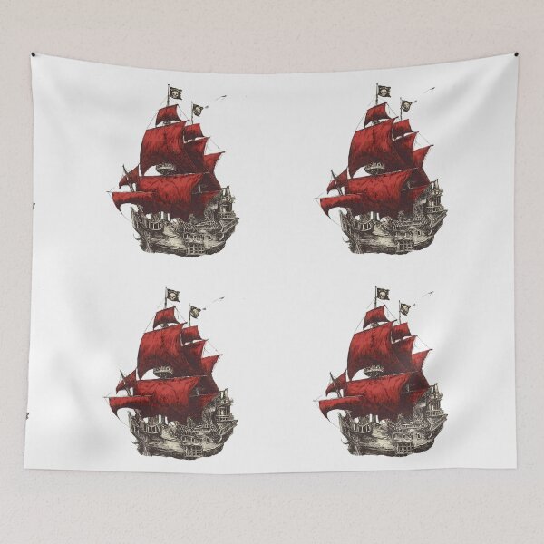 Item preview, Adventurous Spirits Unveiling Iconic Pirate Ships Sea designed and sold by ART ATTACK ZONE.