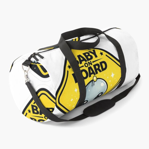 Item preview, Cute Alien Baby On Board – Funny Space Warning Sign Design for Cars, Stickers & T-Shirts designed and sold by KhattabyEDArt.