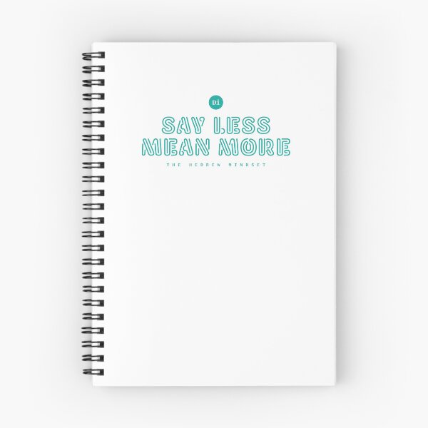 Item preview, Say Less, Mean More | Hebrew Mindset designed and sold by DiLerca.