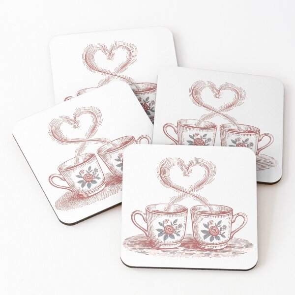 Item preview, Coffee Love Vintage, Romantic Engraved Design designed and sold by AestheticsTime.