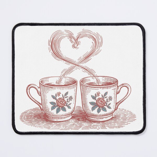 Item preview, Coffee Love Vintage, Romantic Engraved Design designed and sold by AestheticsTime.