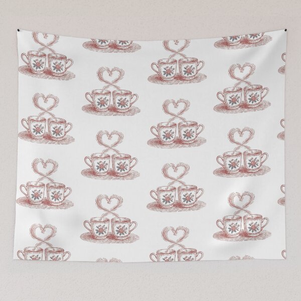 Item preview, Coffee Love Vintage, Romantic Engraved Design designed and sold by AestheticsTime.