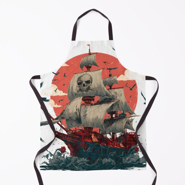 Item preview, Lover Adventurous Spirits Unveiling Iconic Pirate Ships Sea designed and sold by ART ATTACK ZONE.