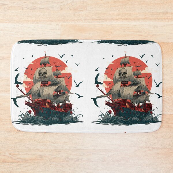 Item preview, Lover Adventurous Spirits Unveiling Iconic Pirate Ships Sea designed and sold by ART ATTACK ZONE.