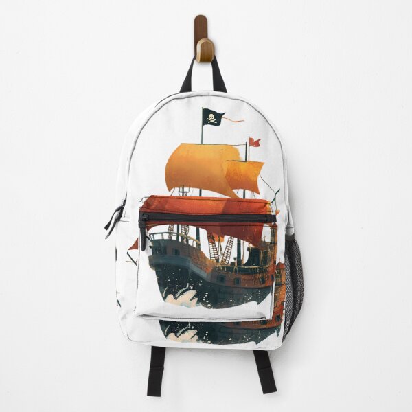 Item preview, Skulls Adventurous Spirits Unveiling Iconic Pirate Ships Sea designed and sold by ART ATTACK ZONE.
