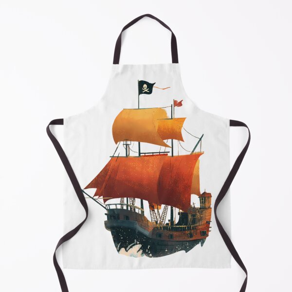 Item preview, Skulls Adventurous Spirits Unveiling Iconic Pirate Ships Sea designed and sold by ART ATTACK ZONE.