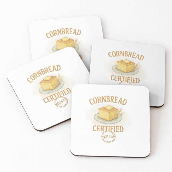 Item preview, Cornbread Certified – Southern Food Lover Vintage Watercolor Design designed and sold by Verycutethings.