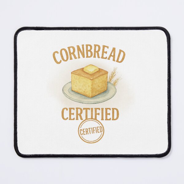 Item preview, Cornbread Certified – Southern Food Lover Vintage Watercolor Design designed and sold by Verycutethings.