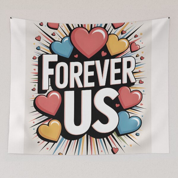 Item preview, Forever Us – Timeless Romantic Love Quote Design designed and sold by FreeFromDefault.