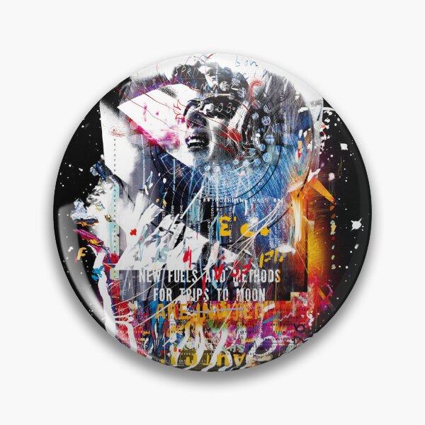 Item preview, Trip to the Moon – Experimental Collage Art designed and sold by Matalobos /  Retro Art & Classic Machines.