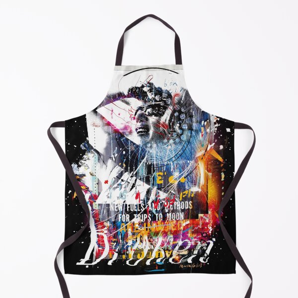Item preview, Trip to the Moon – Experimental Collage Art designed and sold by Matalobos /  Retro Art & Classic Machines.