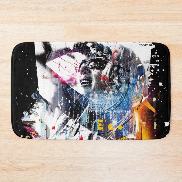 Item preview, Trip to the Moon – Experimental Collage Art designed and sold by Matalobos /  Retro Art & Classic Machines.