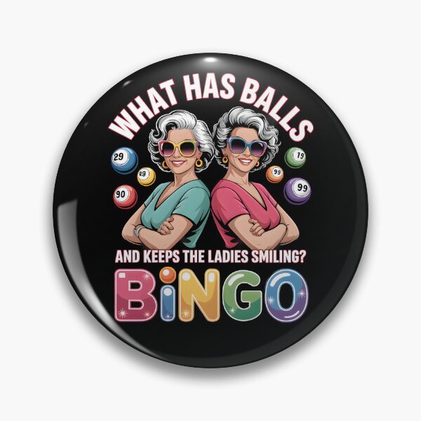 Item preview, What Has Balls and Keeps The Ladies Smiling Bingo designed and sold by Millsoft.