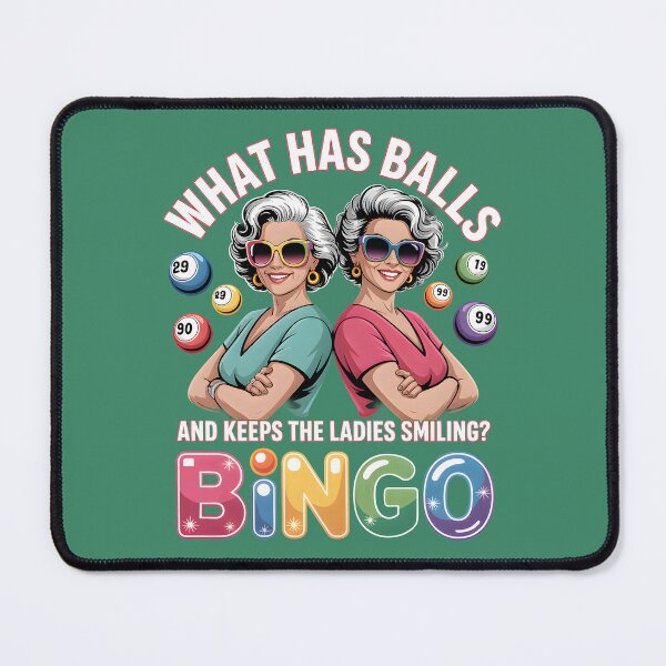 Item preview, What Has Balls and Keeps The Ladies Smiling Bingo designed and sold by Millsoft.