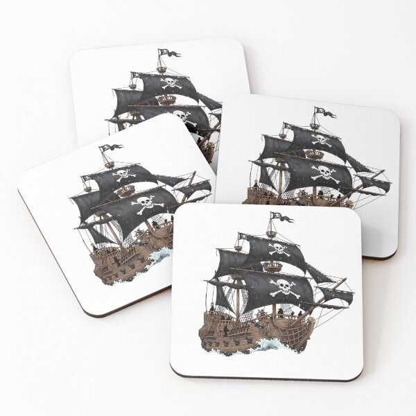 Item preview,  Treasure Adventurous Spirits Unveiling Iconic Pirate Ships Sea designed and sold by ART ATTACK ZONE.
