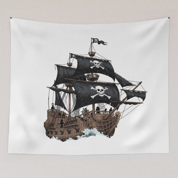 Item preview,  Treasure Adventurous Spirits Unveiling Iconic Pirate Ships Sea designed and sold by ART ATTACK ZONE.