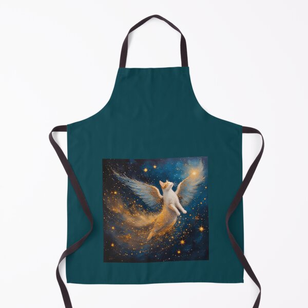 Item preview, Cat Angel flying in the starry sky. designed and sold by Natalia-Vlad.