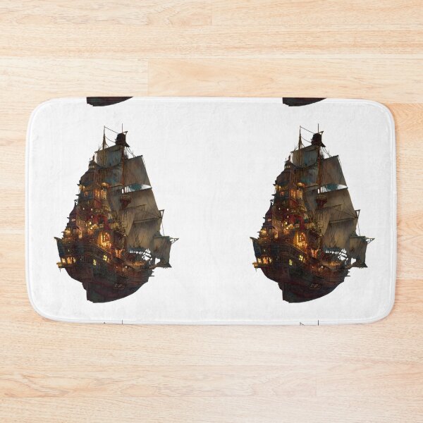 Item preview,  Caribbean Adventurous Spirits Unveiling Iconic Pirate Ships Sea designed and sold by ART ATTACK ZONE.