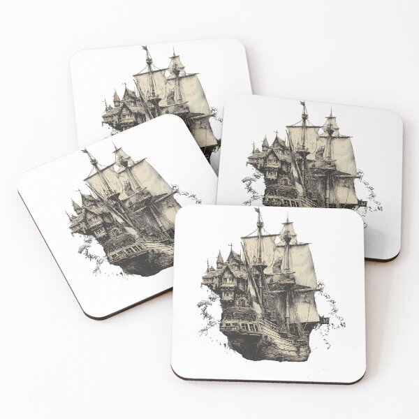 Item preview, Flag Adventurous Spirits Unveiling Iconic Pirate Ships Sea designed and sold by ART ATTACK ZONE.