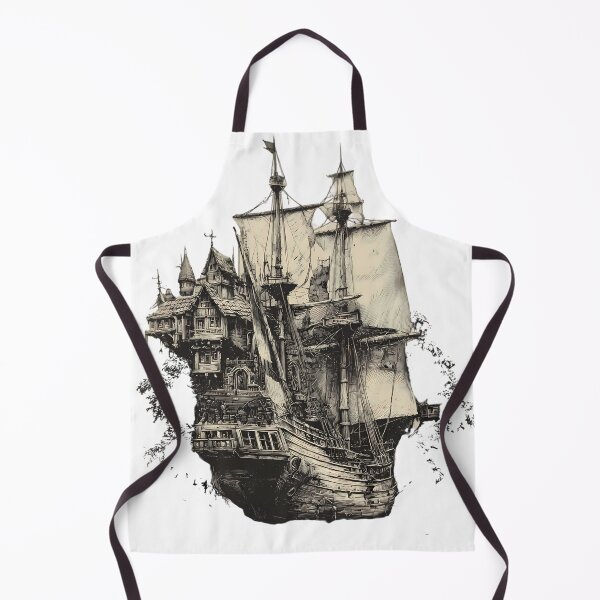 Item preview, Flag Adventurous Spirits Unveiling Iconic Pirate Ships Sea designed and sold by ART ATTACK ZONE.
