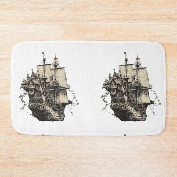 Item preview, Flag Adventurous Spirits Unveiling Iconic Pirate Ships Sea designed and sold by ART ATTACK ZONE.