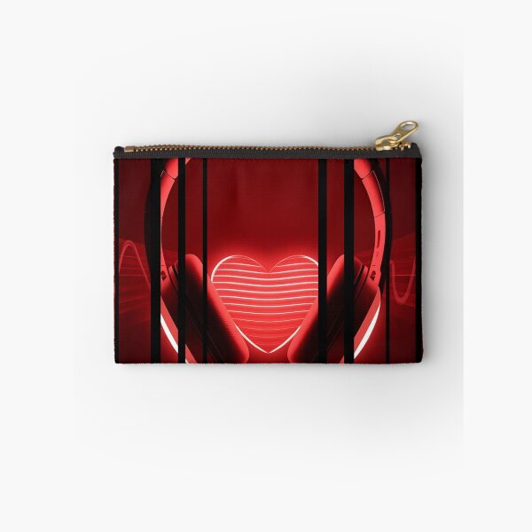 Item preview, Soul Beats – headphones shaped like a glowing heart with music lines around it 5 designed and sold by Neon G.