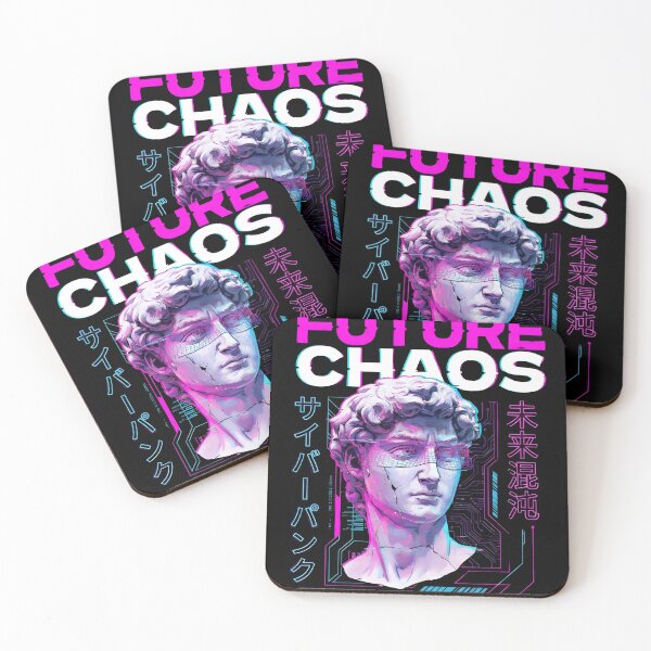 Item preview, Future Chaos - Glitch Art Statue - Vaporwave Streetwear Design designed and sold by DreamSpaceCon.