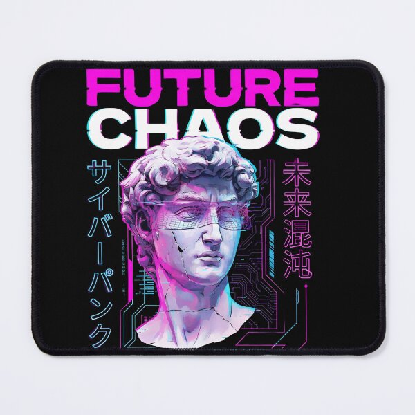 Item preview, Future Chaos - Glitch Art Statue - Vaporwave Streetwear Design designed and sold by DreamSpaceCon.