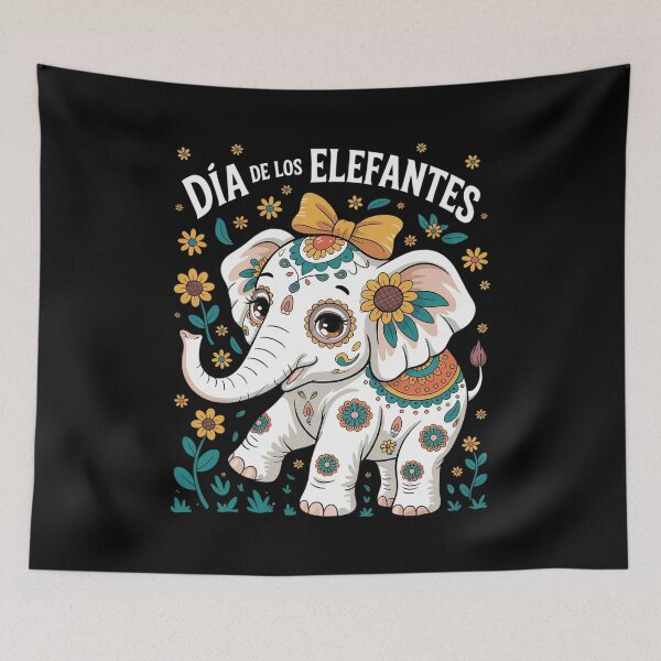 Item preview, Cute Elephant Sunflower Floral Flower Elephant Women designed and sold by angolinnArt.