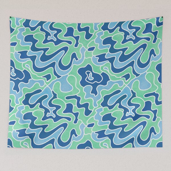 Item preview, Abstract Vibrant Swirls Pattern Color-3 designed and sold by Farissa Designs.
