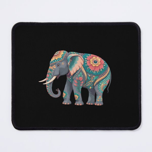 Item preview, Cute Flower Elephant on summer Floral Elephant 1 designed and sold by angolinnArt.