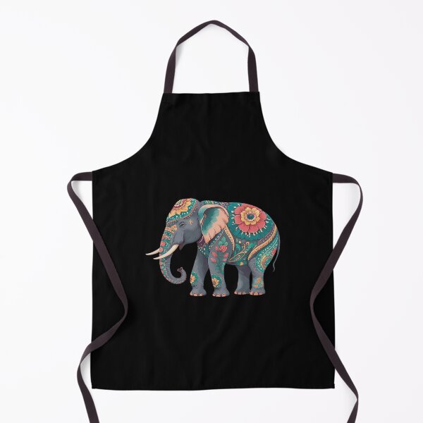 Item preview, Cute Flower Elephant on summer Floral Elephant 1 designed and sold by angolinnArt.