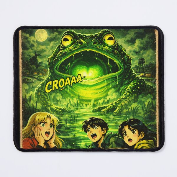 Item preview, The Swamp Croak (Retro Anime Horror) designed and sold by JonelleTshirts.