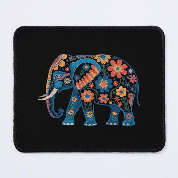 Item preview, Cute Flower Elephant on summer Floral Elephant designed and sold by joyouartArt.