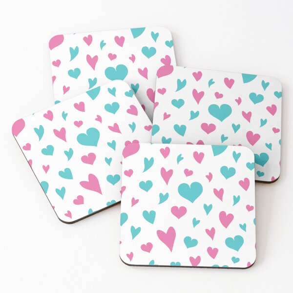 Item preview, Love Hearts Pattern - Electropop and White designed and sold by Daniel Bevis Design.