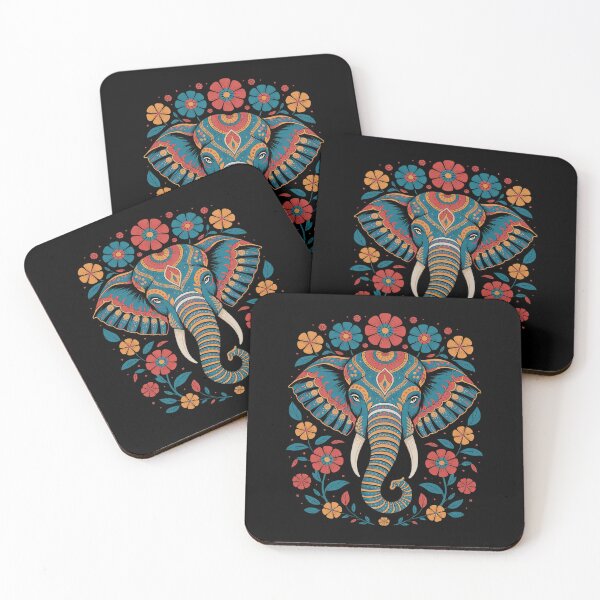 Item preview, Cute Flower Elephant on summer Floral Elephant1 designed and sold by angolinnArt.