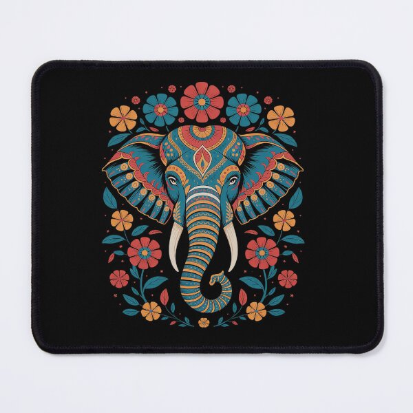 Item preview, Cute Flower Elephant on summer Floral Elephant1 designed and sold by angolinnArt.