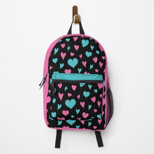 Item preview, Love Hearts Pattern - Electropop and Black designed and sold by Daniel Bevis Design.