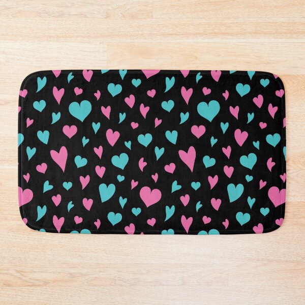 Item preview, Love Hearts Pattern - Electropop and Black designed and sold by Daniel Bevis Design.