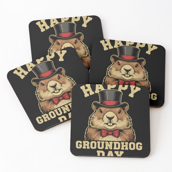 Item preview, Happy Groundhog Day Vintage Groundhog T-Shirt designed and sold by MizoX7.